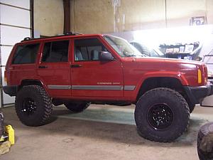 Red Jeep Cherokee Build